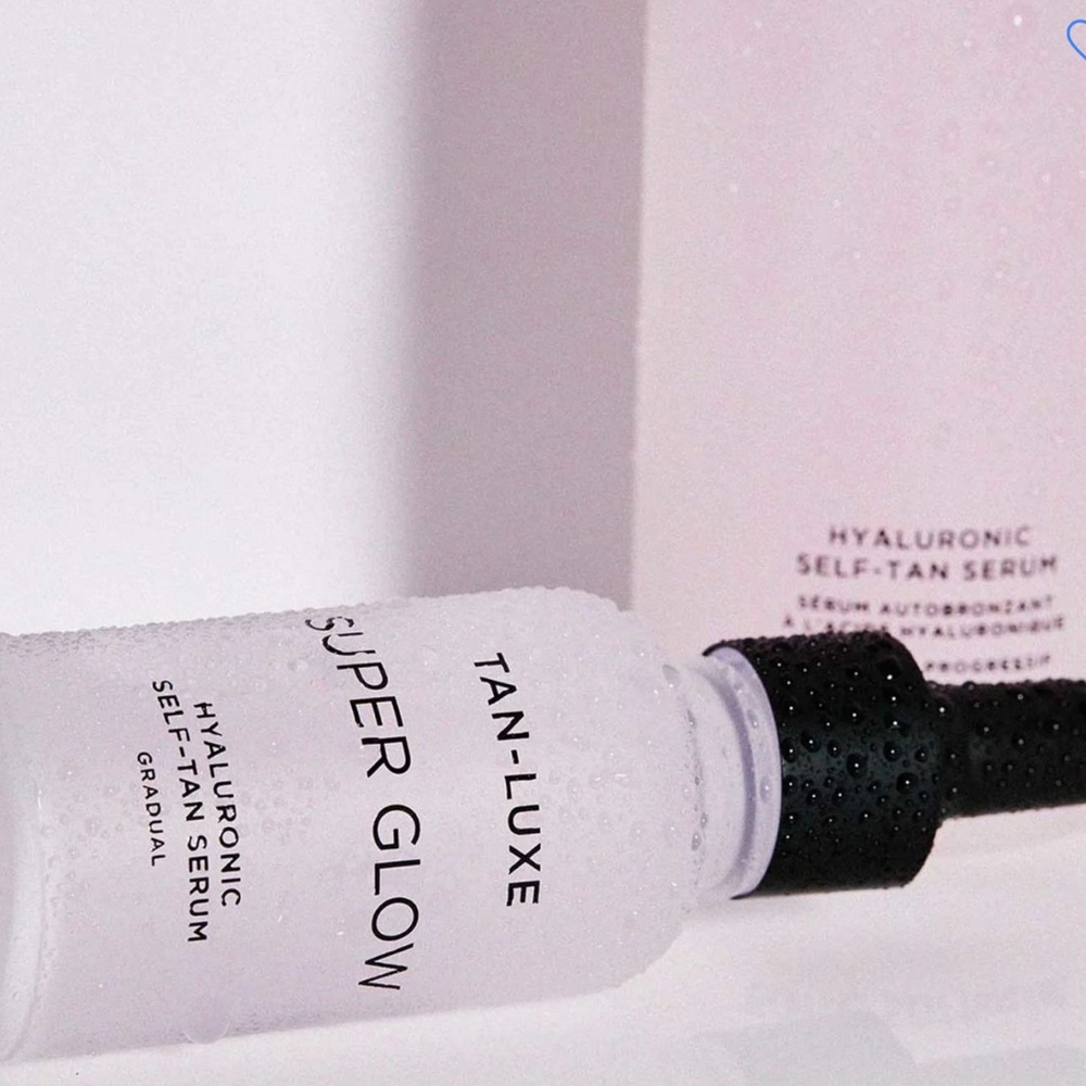 TAN-LUXE Super Glow Hyaluronic Self-Tan Serum 1oz $49 NIB CLEAN BEAUTY - Picture 3 of 9